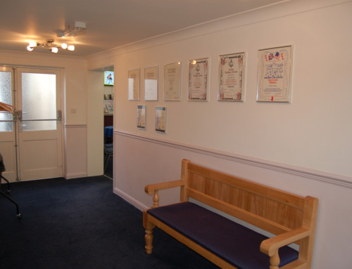 Certificates and Quiet Seating Area