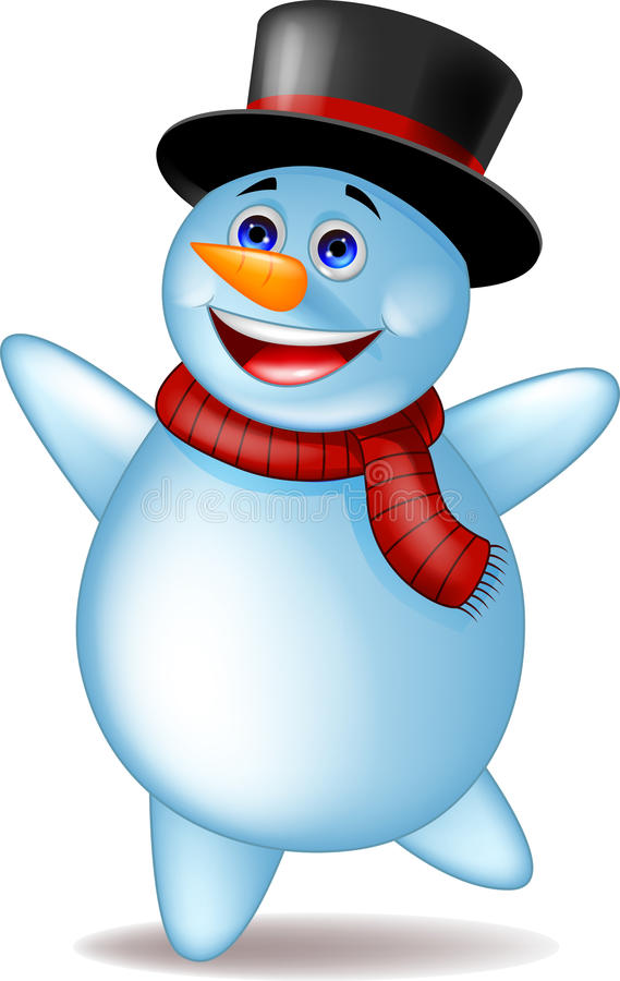 happy snowman